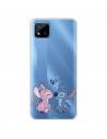 Funda para Realme 8i Oficial de Disney Angel & Stitch Beso - Lilo & Stitch