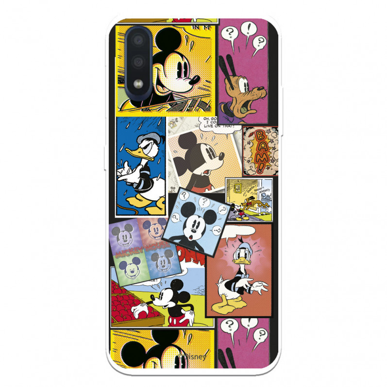 Offizielle Disney Mickey Comics Samsung Galaxy A01 Hülle – Disney Classics