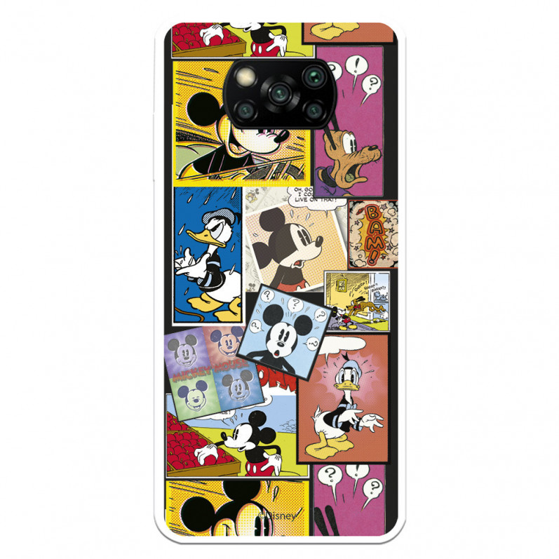 Hülle für Xiaomi Poco X3 Pro Offizielle Disney Mickey Comics - Disney Classics