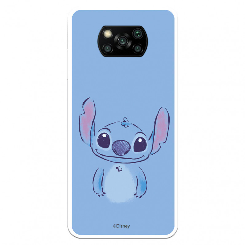 Hülle für Xiaomi Poco X3 Pro Offizielles Disney Stitch Blau - Lilo & Stitch