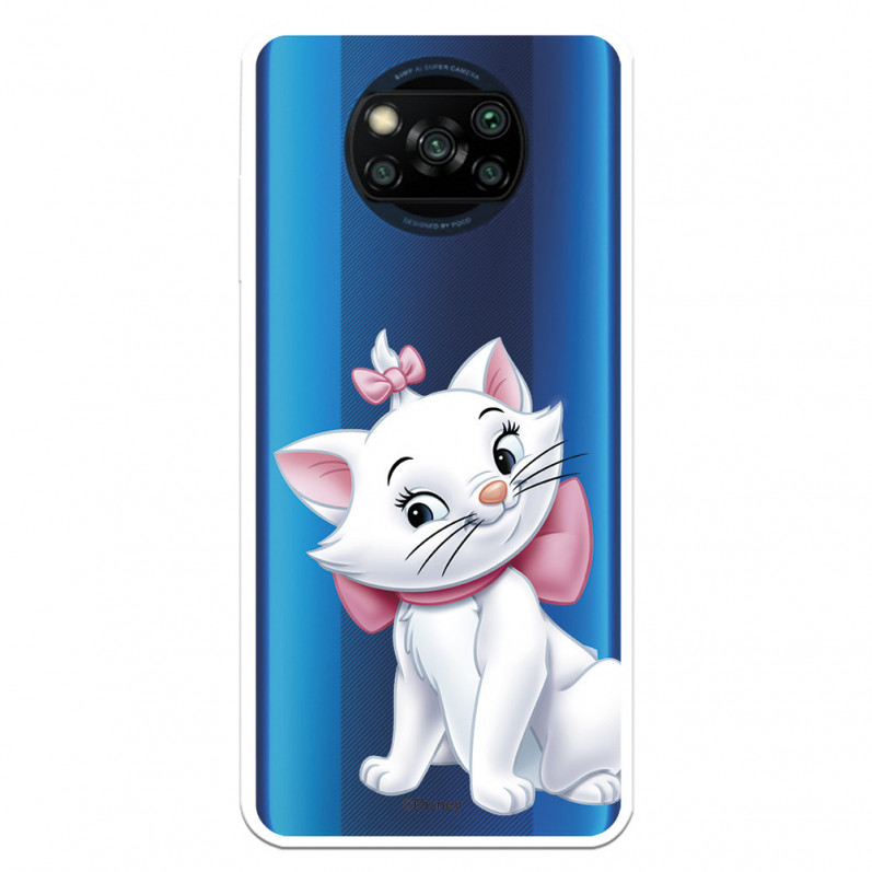 Hülle für Xiaomi Poco X3 Pro Offizielle Disney Marie Silhouette - Die Aristocats