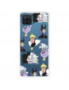 Funda para Samsung Galaxy M22 Oficial de Disney Villanas Patrón - Villanas Disney