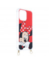 Funda Funda Minnie Fondo Rojo Colgante - Clásicos Disney para iPhone 13 Pro