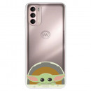Funda para Motorola Moto G41 Oficial de Star Wars Baby Yoda Sonrisas - The Mandalorian