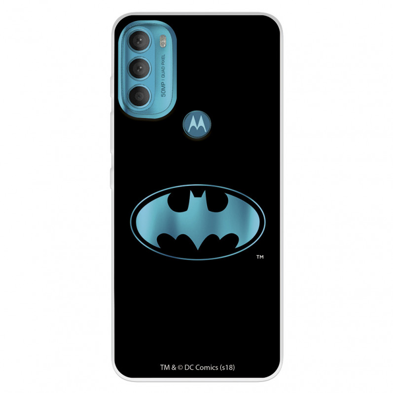 Funda para Motorola Moto G71 5G Oficial de DC Comics Batman Logo Transparente - DC Comics