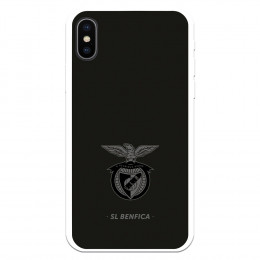 Funda para iPhone X del Escudo Fondo Negro  - Licencia Oficial Benfica