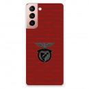 Funda para Samsung Galaxy S21 del Escudo Fondo Granate  - Licencia Oficial Benfica