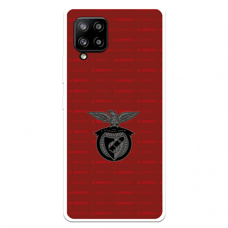 Funda para Samsung Galaxy A42 5G del Escudo Fondo Granate  - Licencia Oficial Benfica