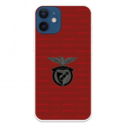 Funda para iPhone 12 Mini del Escudo Fondo Granate  - Licencia Oficial Benfica