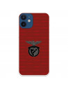 Funda para iPhone 12 Mini del Escudo Fondo Granate  - Licencia Oficial Benfica