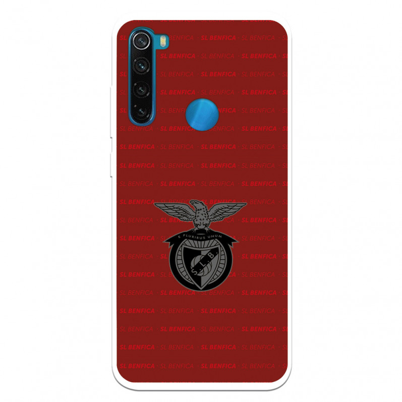 Funda para Xiaomi Redmi Note 8 del Escudo Fondo Granate  - Licencia Oficial Benfica