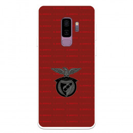 Funda para Samsung Galaxy S9 Plus del Escudo Fondo Granate  - Licencia Oficial Benfica