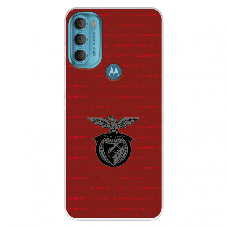 Funda para Motorola Moto G71 5G del Escudo Fondo Granate  - Licencia Oficial Benfica