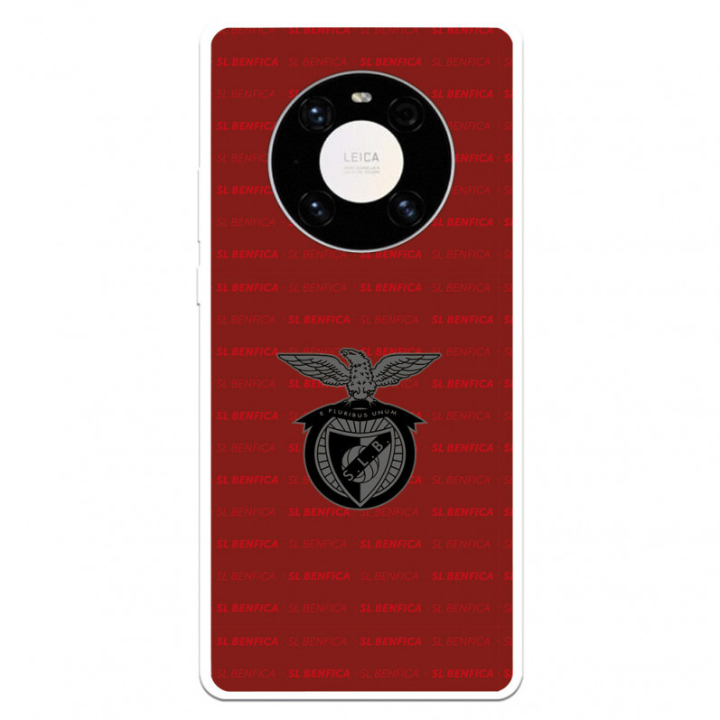 Funda para Huawei Mate 40 Pro del Escudo Fondo Granate  - Licencia Oficial Benfica