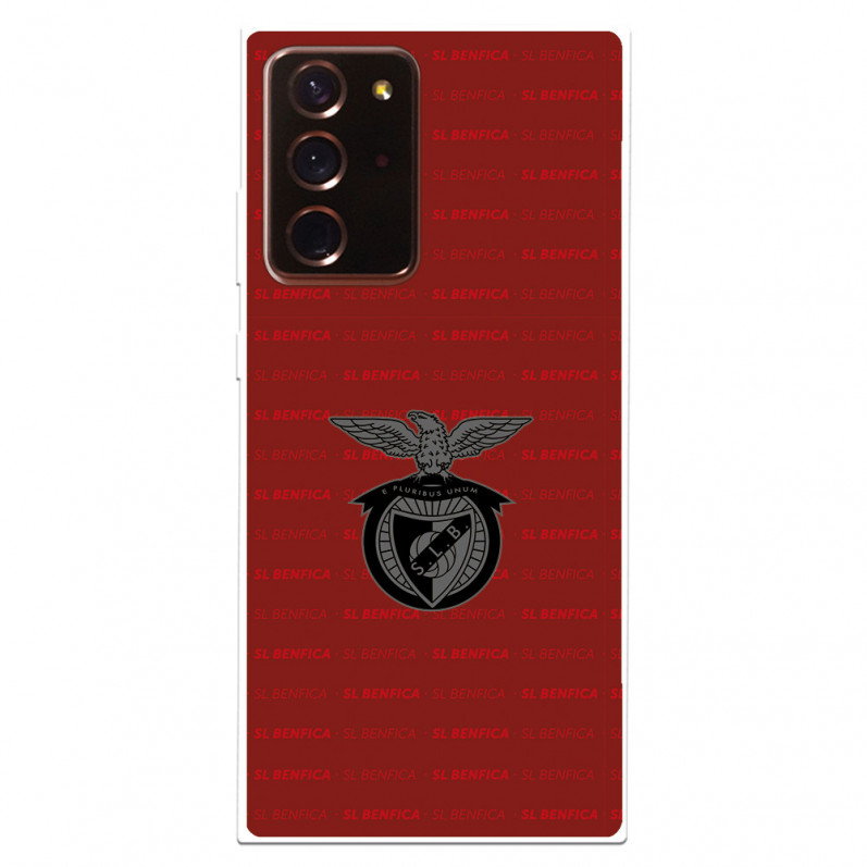 Funda para Samsung Galaxy Note20 Ultra del Escudo Fondo Granate  - Licencia Oficial Benfica