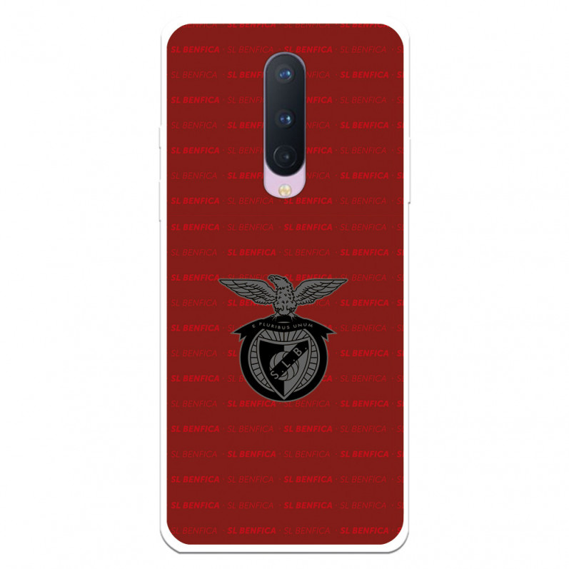 Funda para OnePlus 8 del Escudo Fondo Granate  - Licencia Oficial Benfica