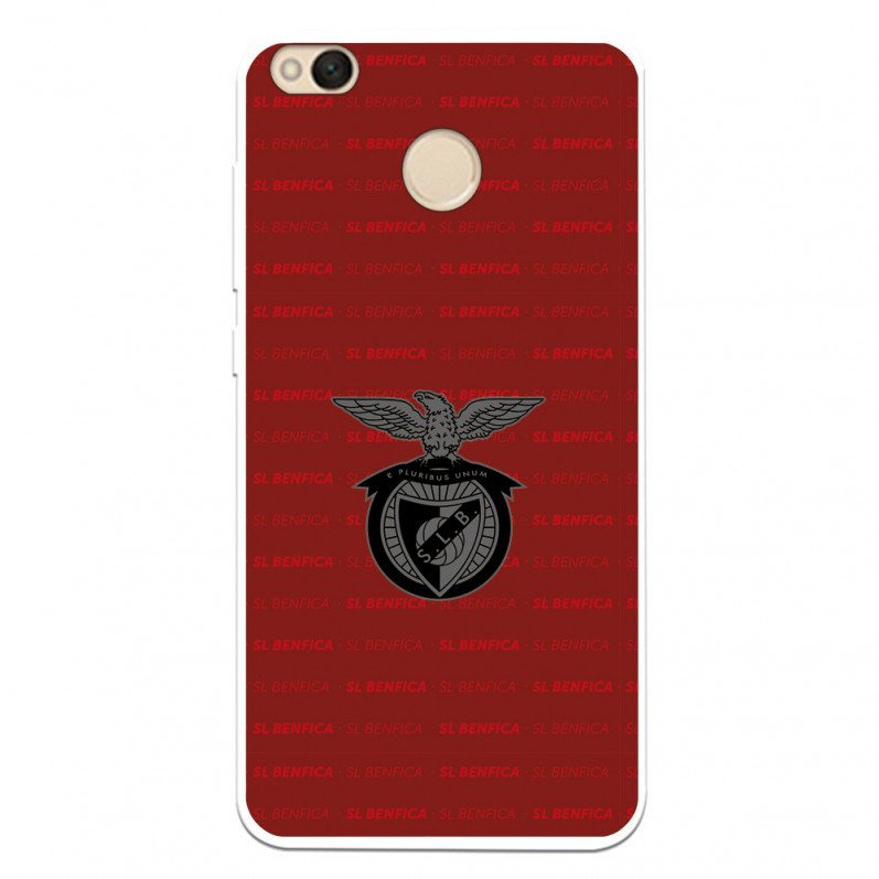 Funda para Xiaomi Redmi 4X del Escudo Fondo Granate  - Licencia Oficial Benfica