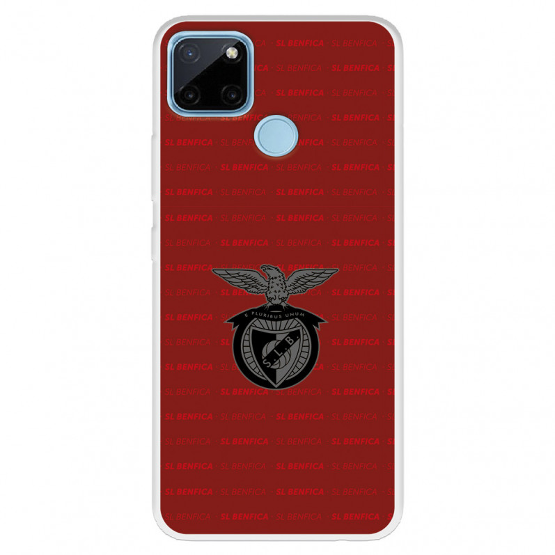 Funda para Realme C21Y del Escudo Fondo Granate  - Licencia Oficial Benfica