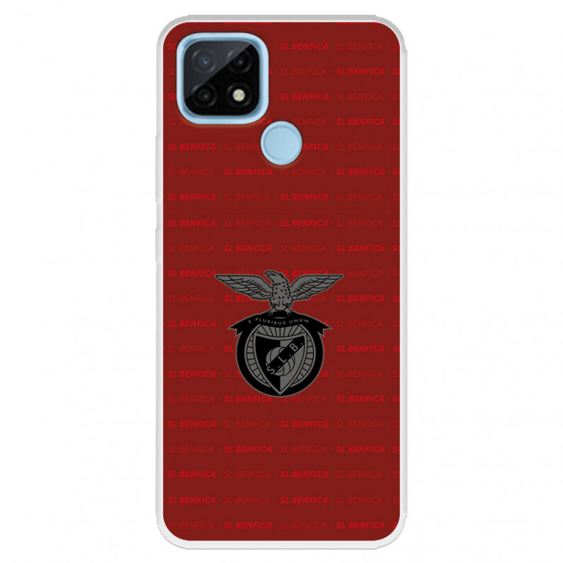 Funda para Realme C21 del Escudo Fondo Granate  - Licencia Oficial Benfica