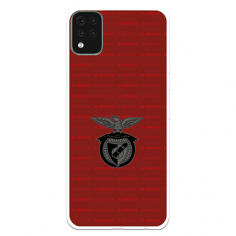 Funda para LG K42 del Escudo Fondo Granate  - Licencia Oficial Benfica