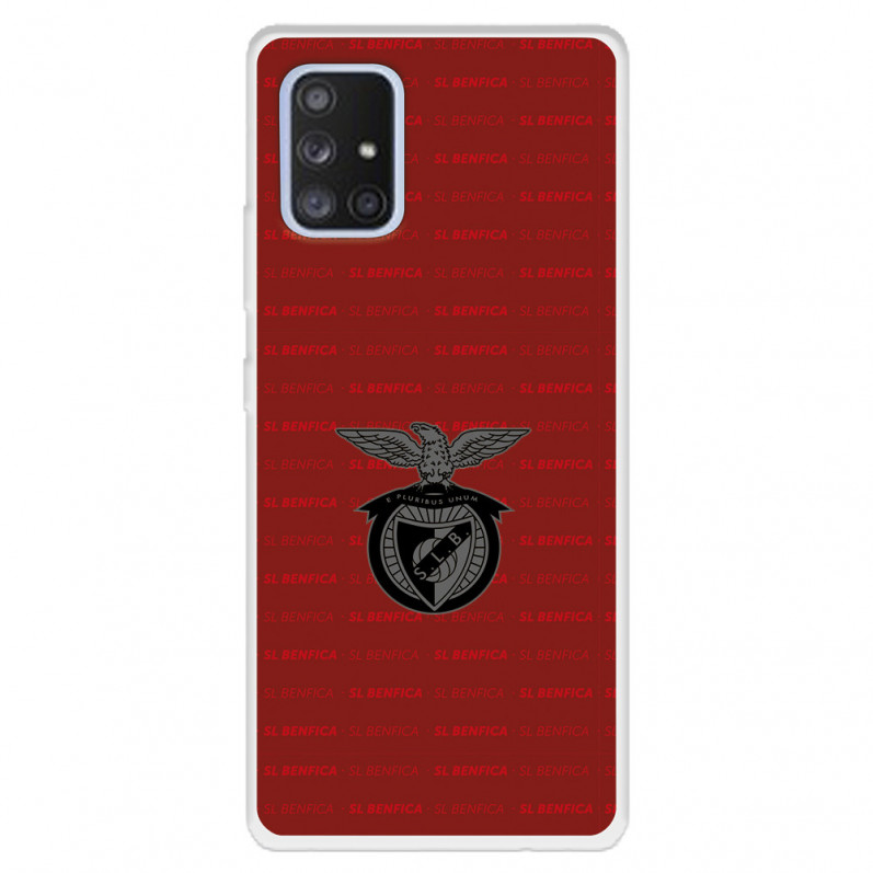 Funda para Samsung Galaxy A71 5G del Escudo Fondo Granate  - Licencia Oficial Benfica