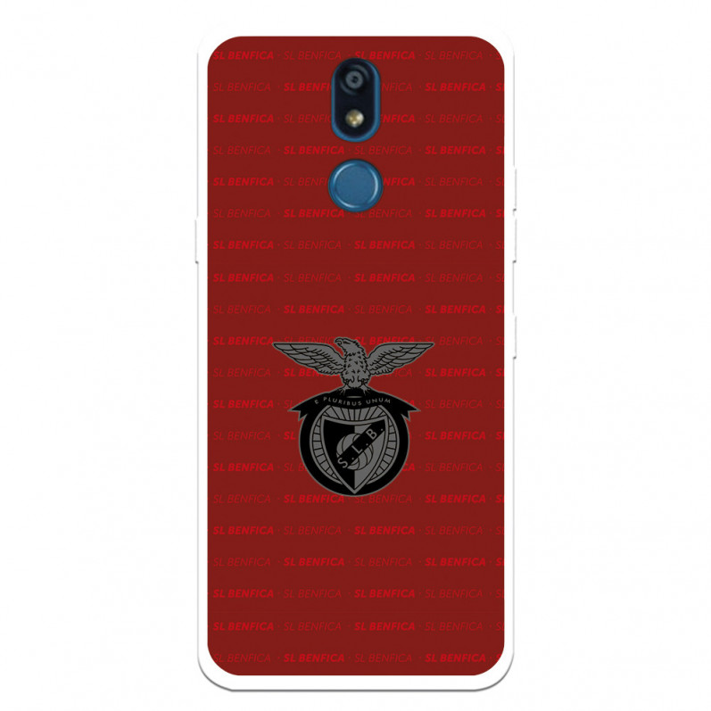 Funda para LG K40 del Escudo Fondo Granate  - Licencia Oficial Benfica