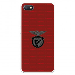 Funda para Xiaomi Redmi 6A del Escudo Fondo Granate  - Licencia Oficial Benfica