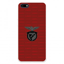 Funda para Huawei Y5 2018 del Escudo Fondo Granate  - Licencia Oficial Benfica