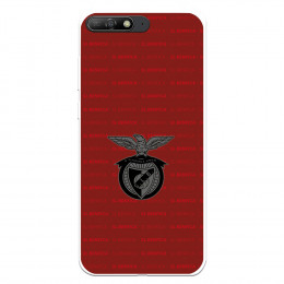 Funda para Huawei Y6 2018 del Escudo Fondo Granate  - Licencia Oficial Benfica