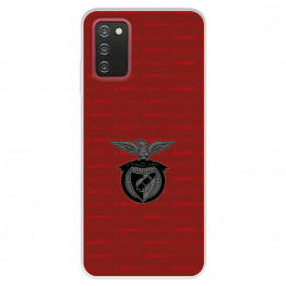 Funda para Samsung Galaxy A03s del Escudo Fondo Granate  - Licencia Oficial Benfica