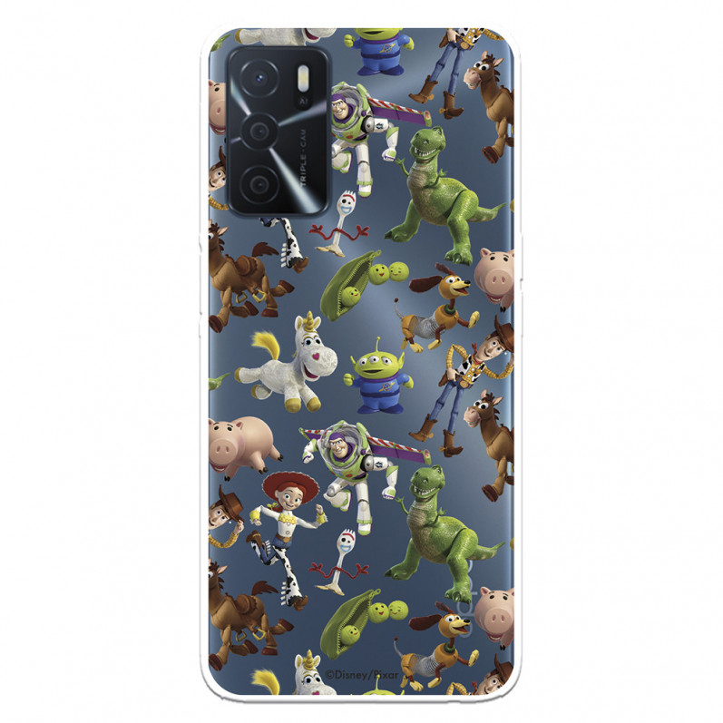 Hülle für Oppo A16s Offizielles Disney-Spielzeug Toy Story Silhouetten – Toy Story