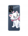 Hülle für Oppo A16 Offizielle Disney Marie Silhouette - Die Aristocats