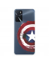 Funda para Oppo A54s Oficial de Marvel Capitán América Escudo Transparente - Marvel