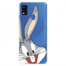 Hülle für ZTE Blade A51 Offizielle Warner Bros Bugs Bunny transparente Silhouette - Looney Tunes