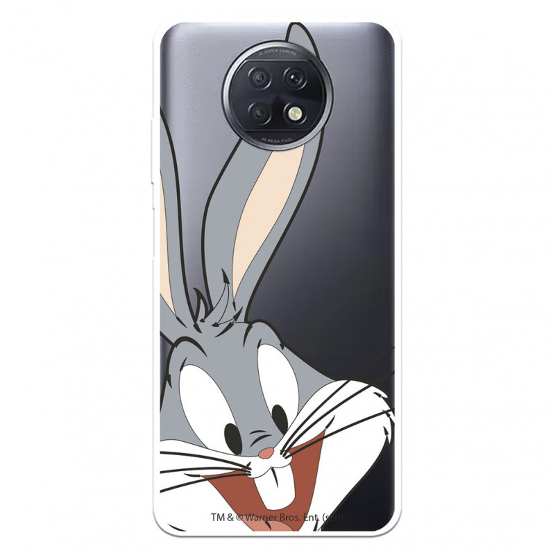 Hülle für Xiaomi Redmi Note 9T Offizielle Warner Bros Bugs Bunny transparente Silhouette - Looney Tunes