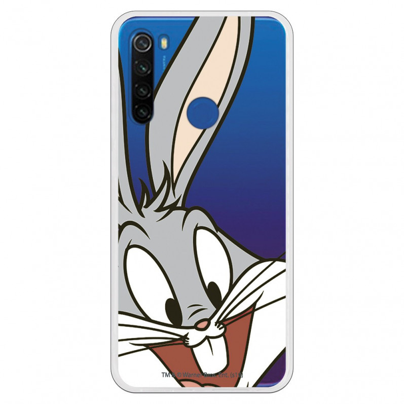 Hülle für Xiaomi Redmi Note 8T Offizielle Warner Bros Bugs Bunny transparente Silhouette - Looney Tunes