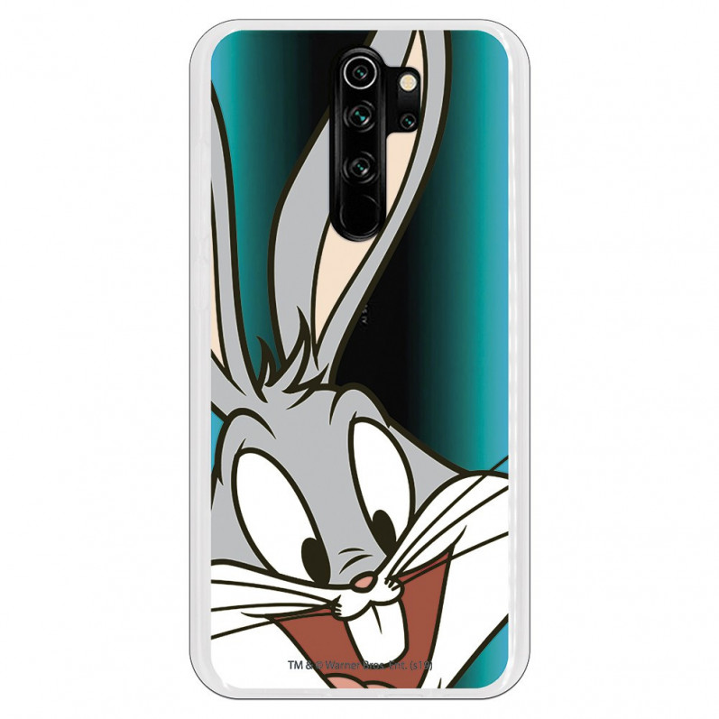 Hülle für Xiaomi Redmi Note 8 Pro Offizielle Warner Bros Bugs Bunny transparente Silhouette - Looney Tunes