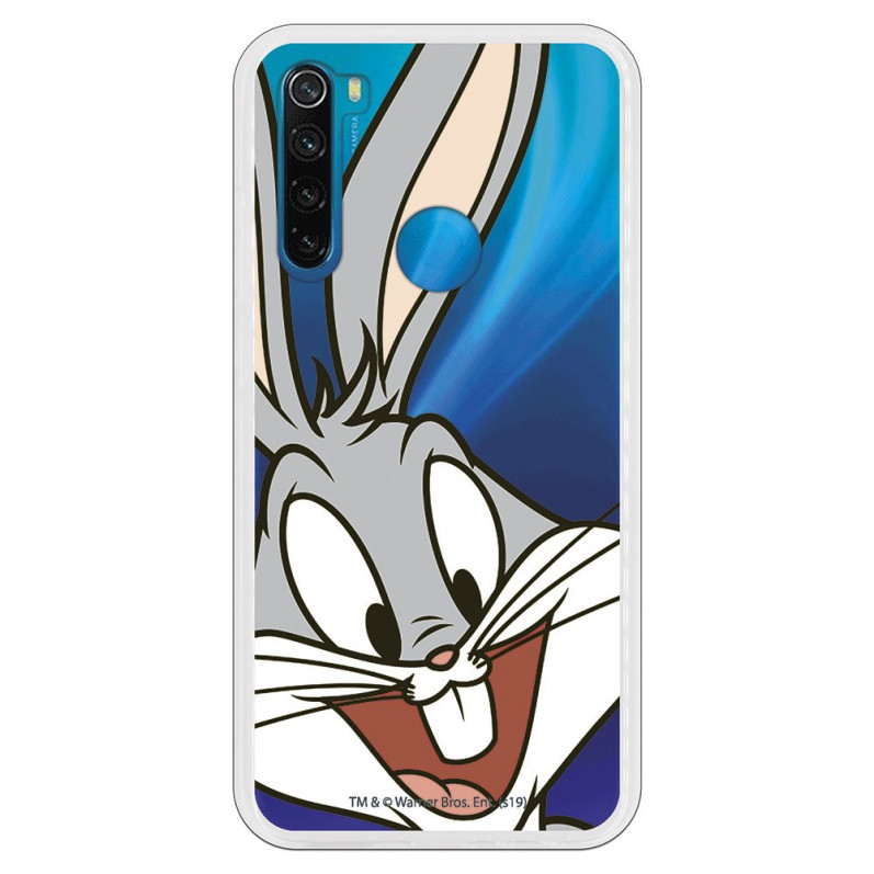 Hülle für Xiaomi Redmi Note 8 Offizielle Warner Bros Bugs Bunny transparente Silhouette - Looney Tunes