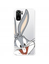 Hülle für Xiaomi Redmi Note 10S Offizielle Warner Bros Bugs Bunny transparente Silhouette - Looney Tunes