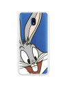 Hülle für Xiaomi Redmi 8A Offizielle Warner Bros Bugs Bunny transparente Silhouette - Looney Tunes