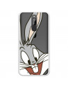 Hülle für Xiaomi Redmi 8 Offizielle Warner Bros Bugs Bunny transparente Silhouette - Looney Tunes