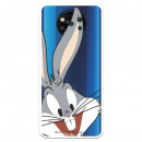 Hülle für Xiaomi Poco X3 Pro Offizielle Warner Bros Bugs Bunny transparente Silhouette - Looney Tunes