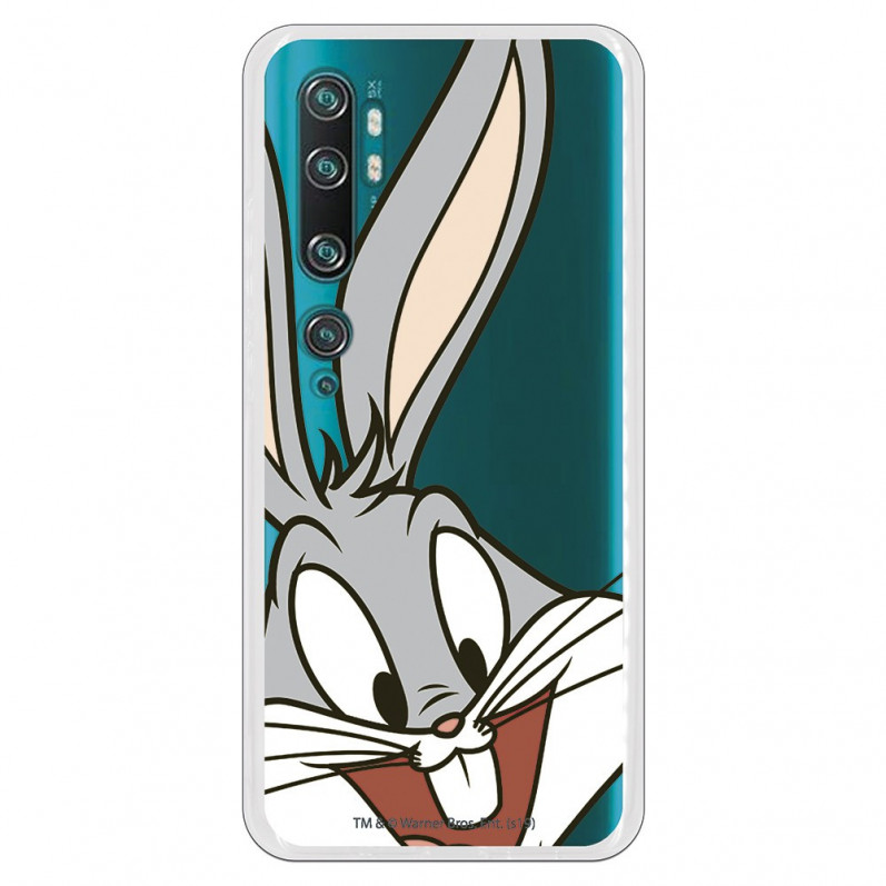 Hülle für Xiaomi Mi Note 10 Pro Offizielle Warner Bros Bugs Bunny Transparente Silhouette - Looney Tunes