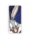 Hülle für Xiaomi Mi 9 Lite Offizielle Warner Bros Bugs Bunny transparente Silhouette - Looney Tunes