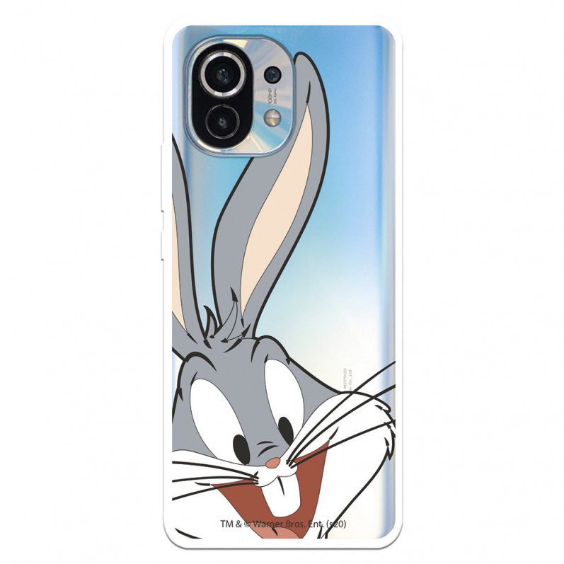 Hülle für Xiaomi Mi 11 Offizielle Warner Bros Bugs Bunny transparente Silhouette - Looney Tunes