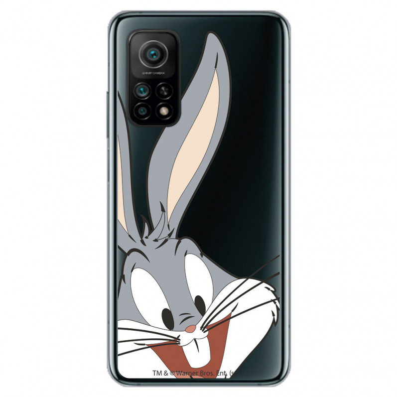 Hülle für Xiaomi Mi 10T Offizielle Warner Bros Bugs Bunny Transparente Silhouette - Looney Tunes