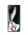 Hülle für Xiaomi Mi 10T Offizielle Warner Bros Bugs Bunny Transparente Silhouette - Looney Tunes