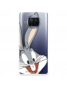 Hülle für Xiaomi Mi 10T Lite Offizielle Warner Bros Bugs Bunny transparente Silhouette - Looney Tunes