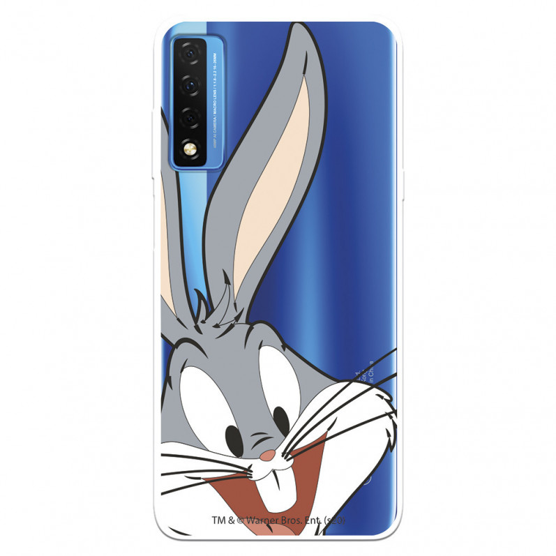 Hülle für TCL 20 5G Offizielle Warner Bros Bugs Bunny transparente Silhouette - Looney Tunes