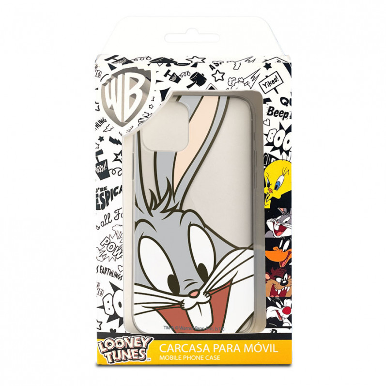 Offizielle Warner Bros Bugs Bunny Silhouette Clear Samsung Galaxy S21 Plus Hülle – Looney Tunes